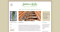 Desktop Screenshot of farmtofork.net